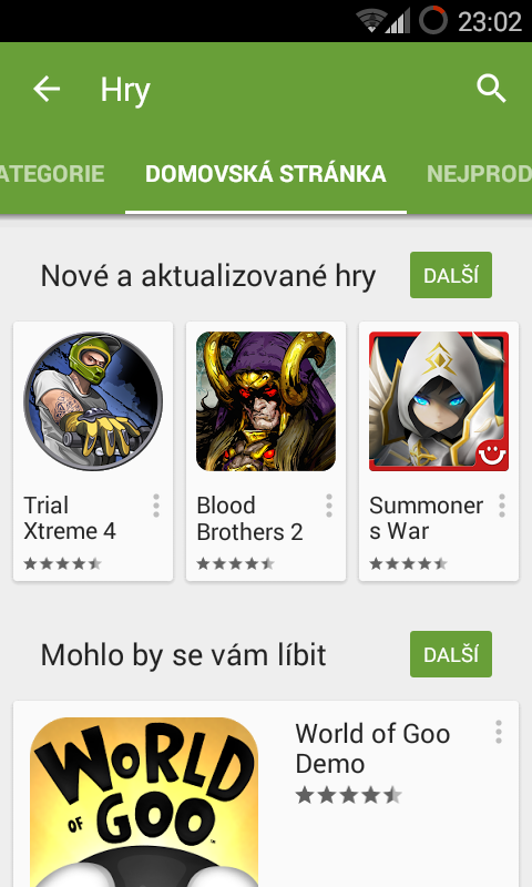 Google Play hry