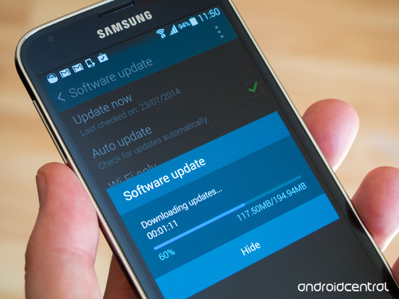 Galaxy S5 update july