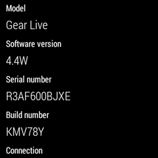 Samsung Gear Live update
