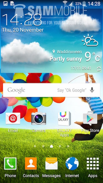 Android 5.0 Galaxy S4