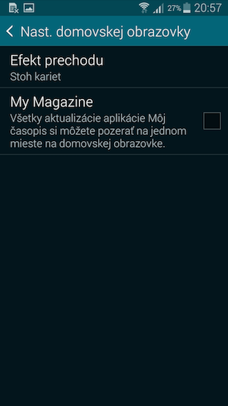 Turn off My Magazine Samsung