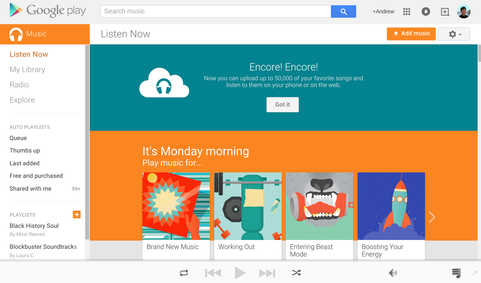 Google Music Play