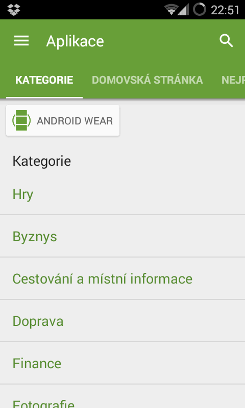 Google Play aplikace