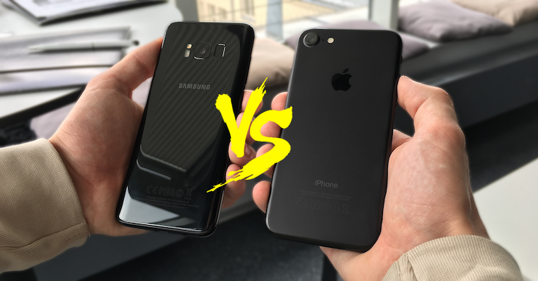 Galaxy S8 vs iPhone 7 FB Galaxy S8 vs iPhone 7 FB