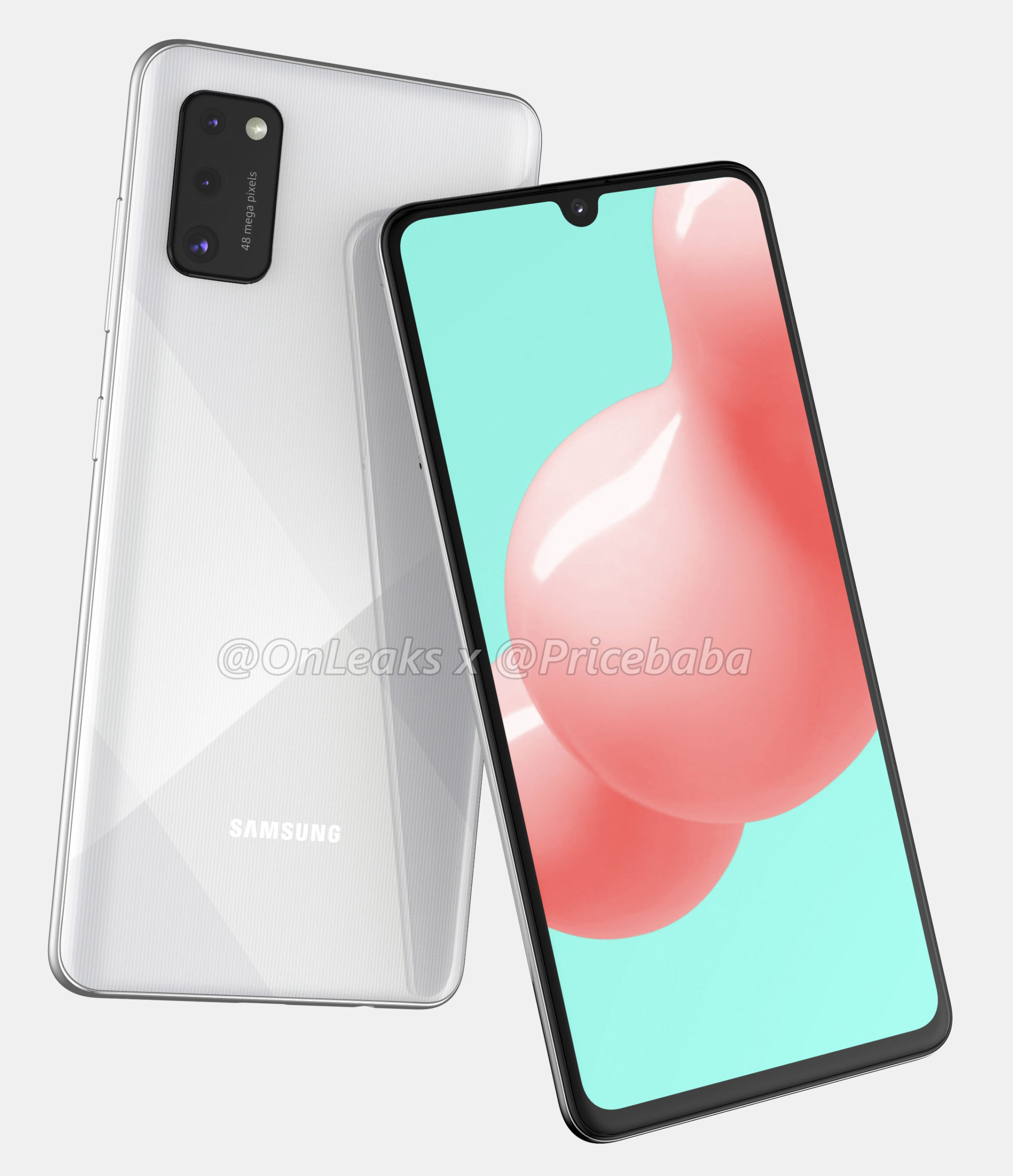 Samsung Galaxy A41 rendery 2 Samsung Galaxy A41 rendery
