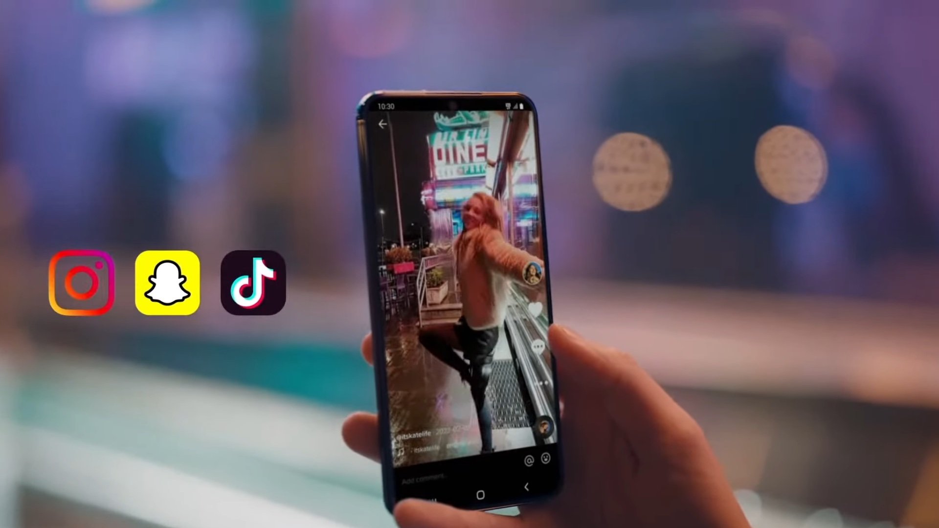 TikTok, Instagram i Snapchat mají konečně užší provázání s fotoaparátem Galaxy S22