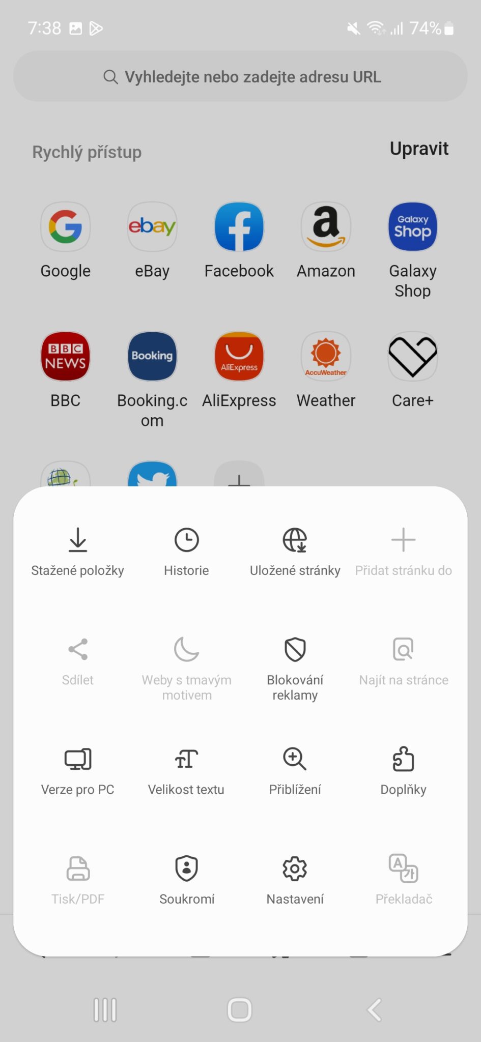 Jak odstranit cookies na mobilu Samsung Magazine