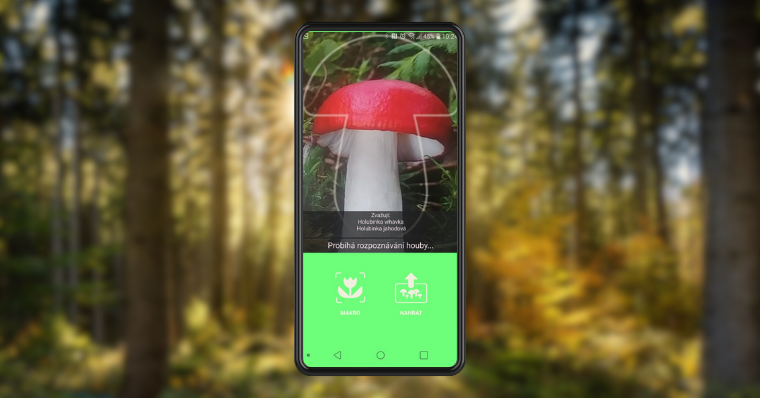 Aplikace na houby Android