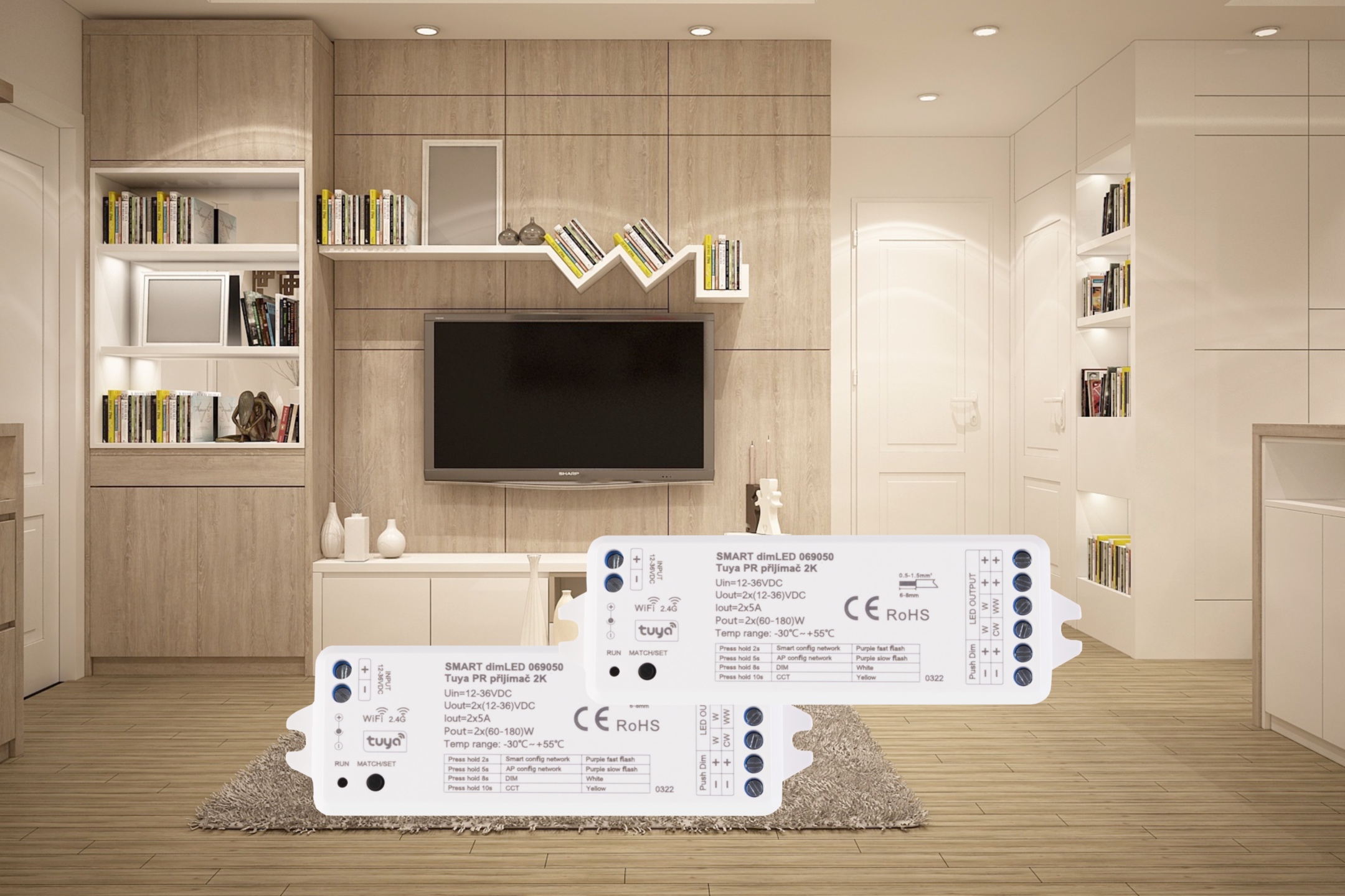 dimLED Tuya PR 5K 2K cover SM