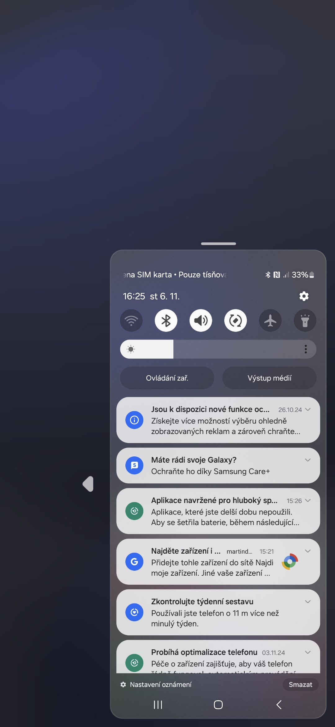 Tipy zvyseni produktivity Galaxy 27