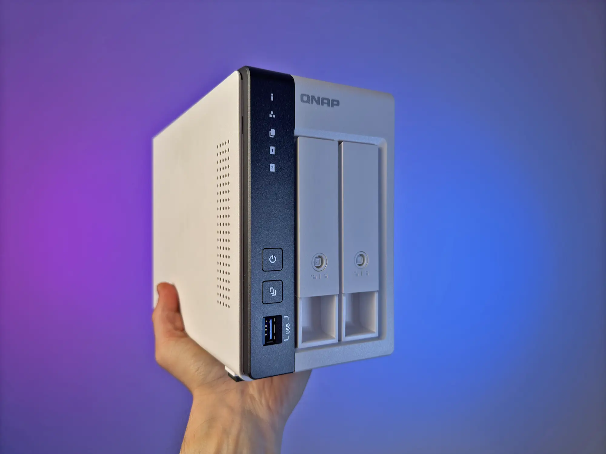 外付けハードディスク・ドライブ QNAP TS-216G Dysk NAS ZESTAW QNAP TS-216G + 2x DYSK 4TB SEAGATE IRONWOLF