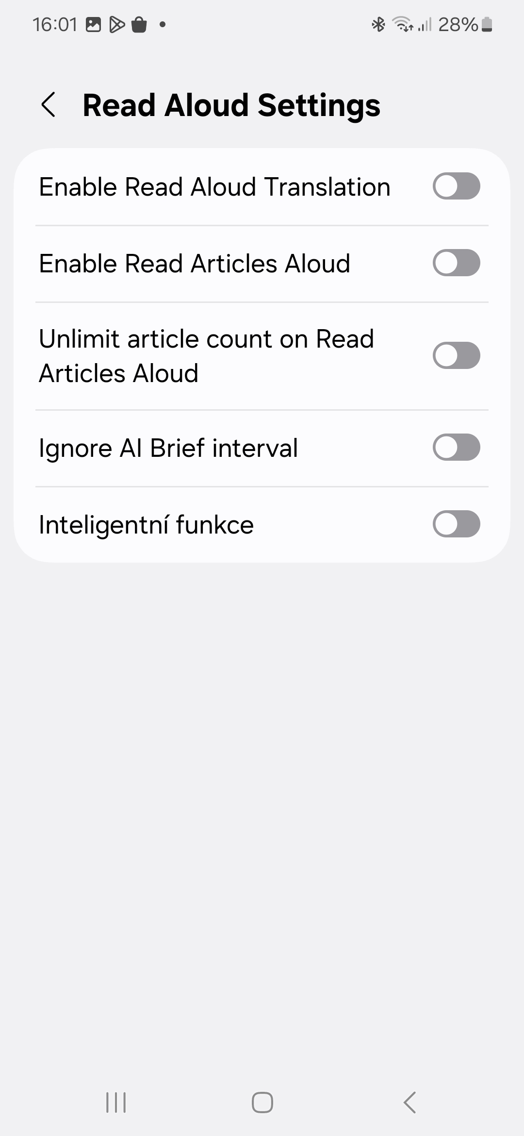Samsung Internet funkce Galaxy AI na nepodporovanych telefonech Galaxy 10