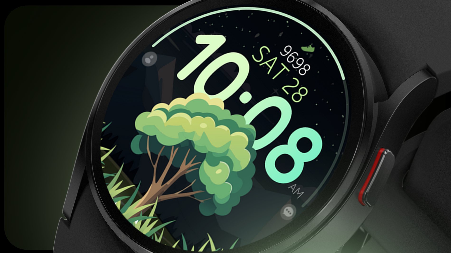 Tree Steps digital watch face 50 Tree Steps digital watch face 50