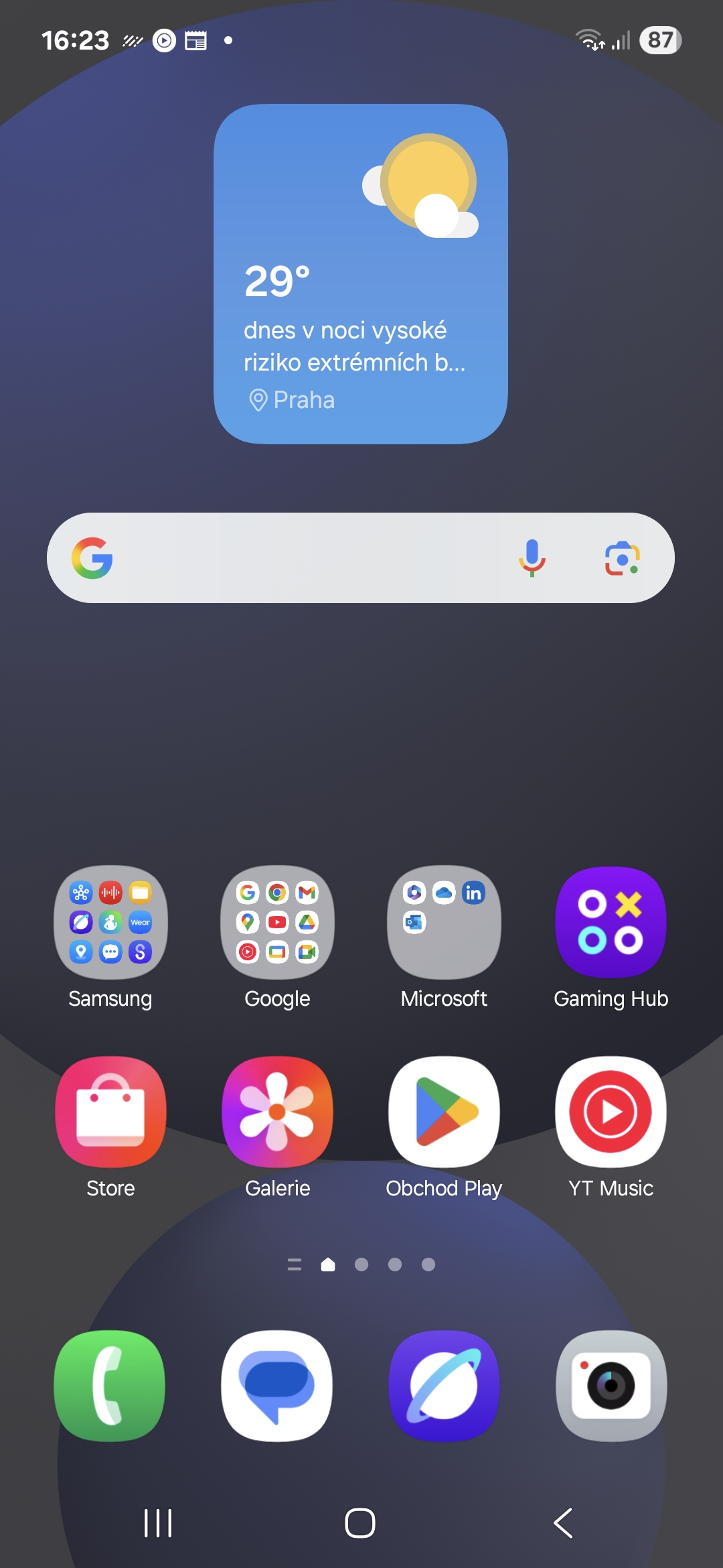 Samsung presunuti vice aplikaci najednou na jinou stranku domovske obr. 4