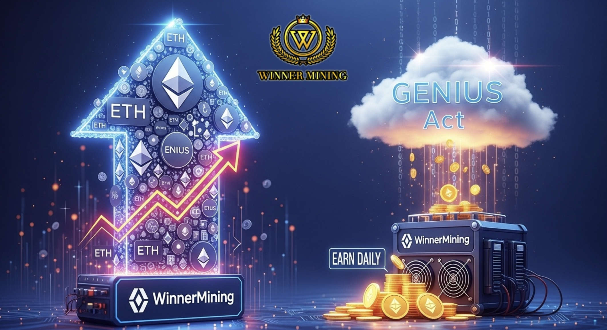 Iklan Komersial: Ethereum Mengalami Kenaikan Tajam. Dapatkan Penghasilan 50 per Hari dengan WinnerMining.