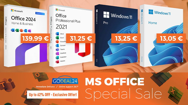 Hemat lebih dari 90% untuk Office 2021 Pro! Dapatkan lisensi seumur hidup hanya dengan 31,25 €! Hemat lebih dari 90% untuk Office 2021 Pro! Dapatkan lisensi seumur hidup hanya dengan 31,25 €!