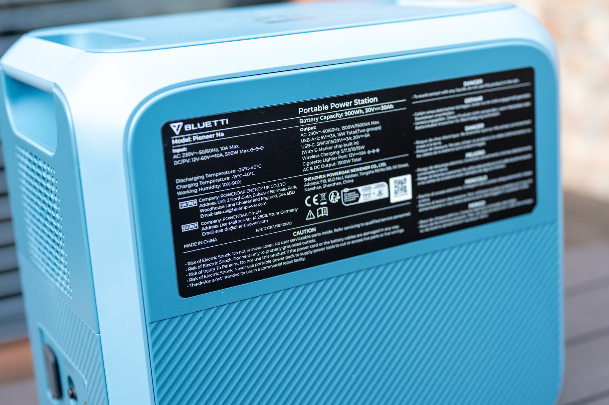 BLUETTI Pioneer Na 30 BLUETTI Pioneer Na 30