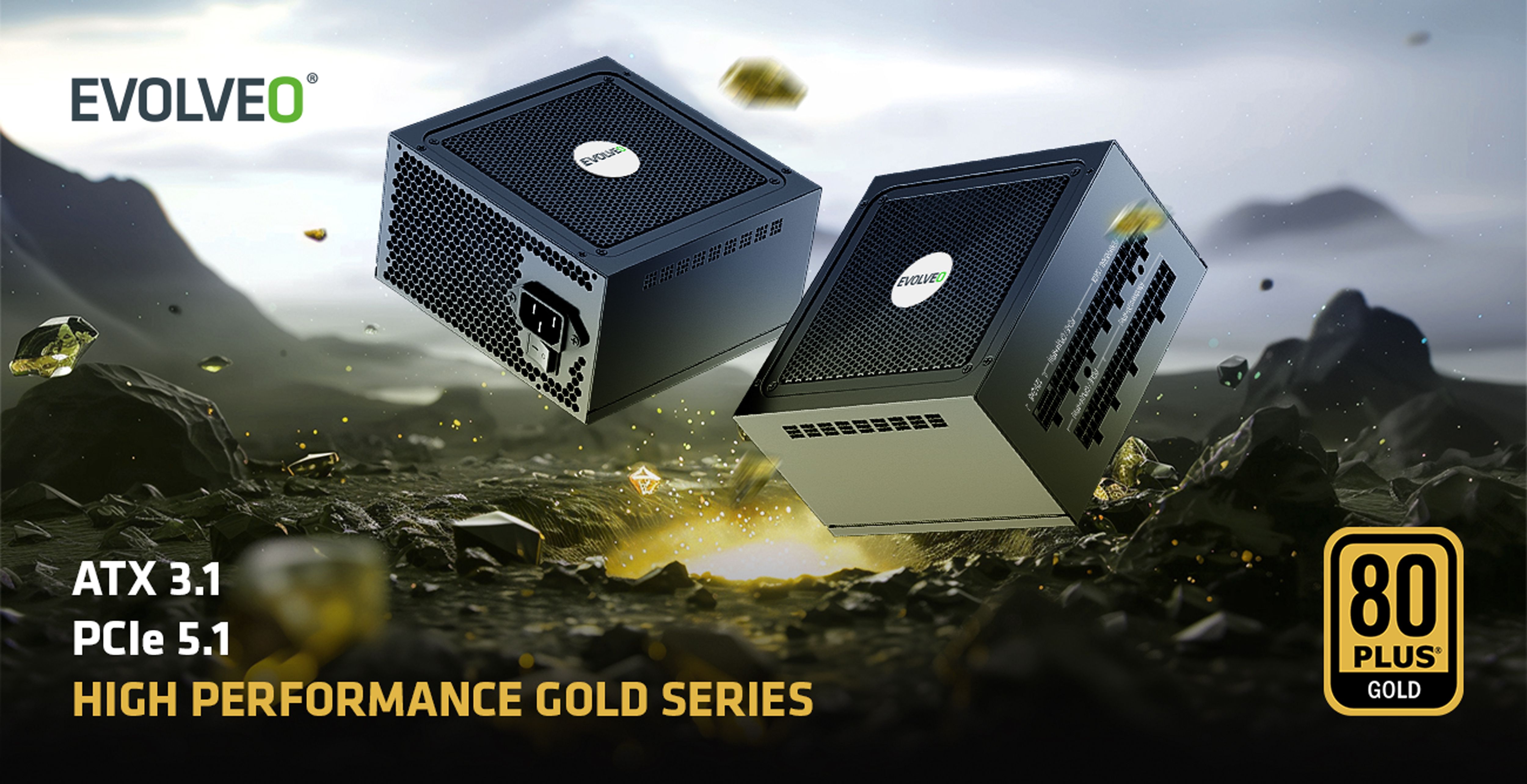 EVOLVEO memperkenalkan trio baru sumber daya berkualitas tinggi dan tenang dari seri G untuk PC gaming dan konfigurasi yang membutuhkan performa tinggi.