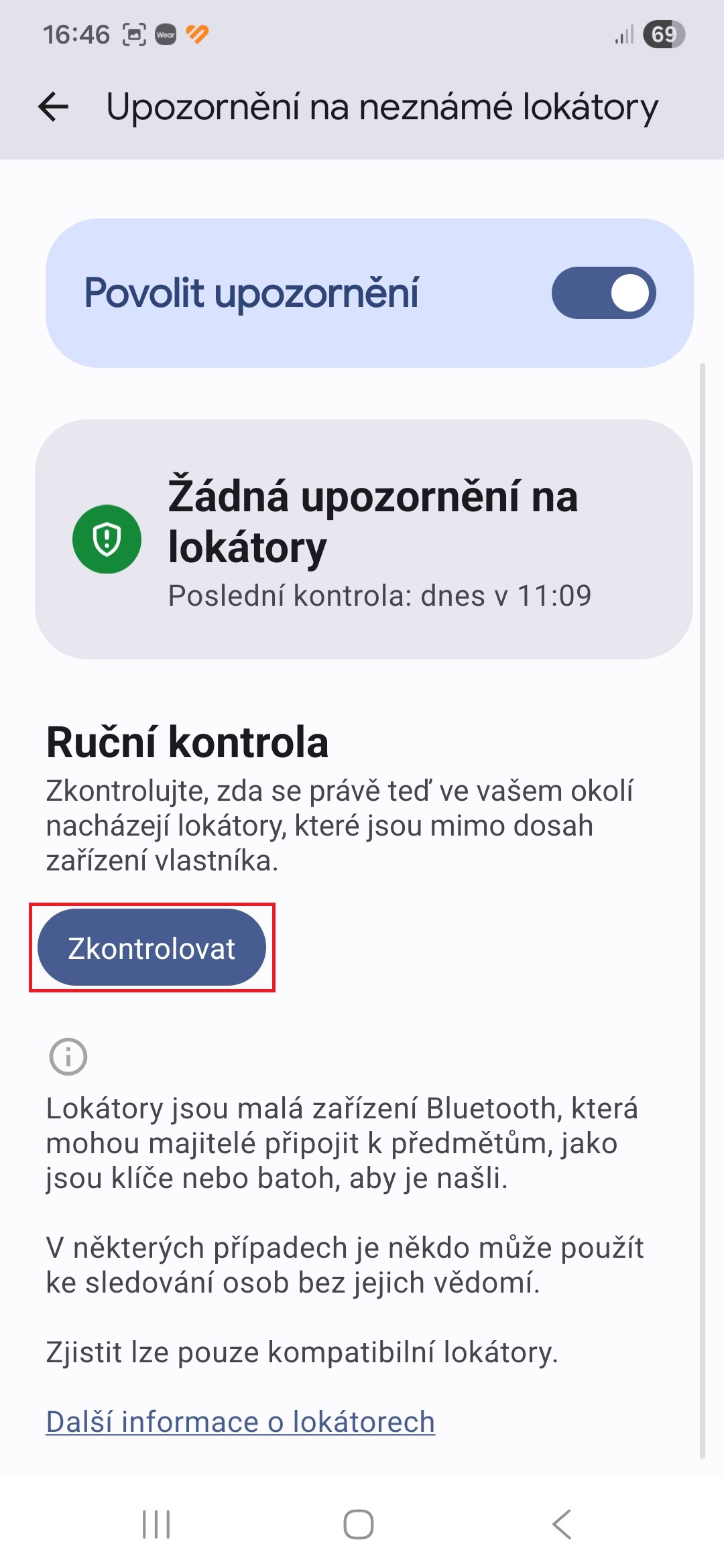 Jak najit AirTag pomoci Android telefonu 3
