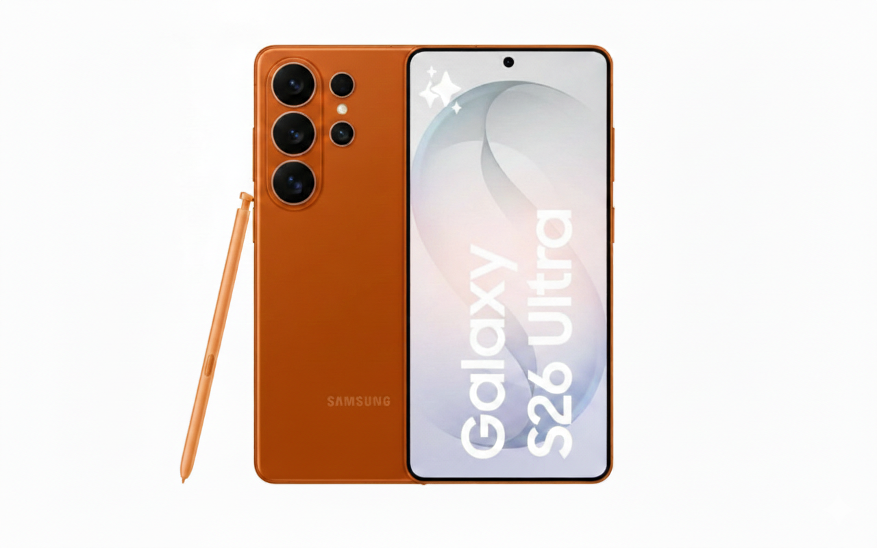 Galaxy S26 Ultra orange gemini