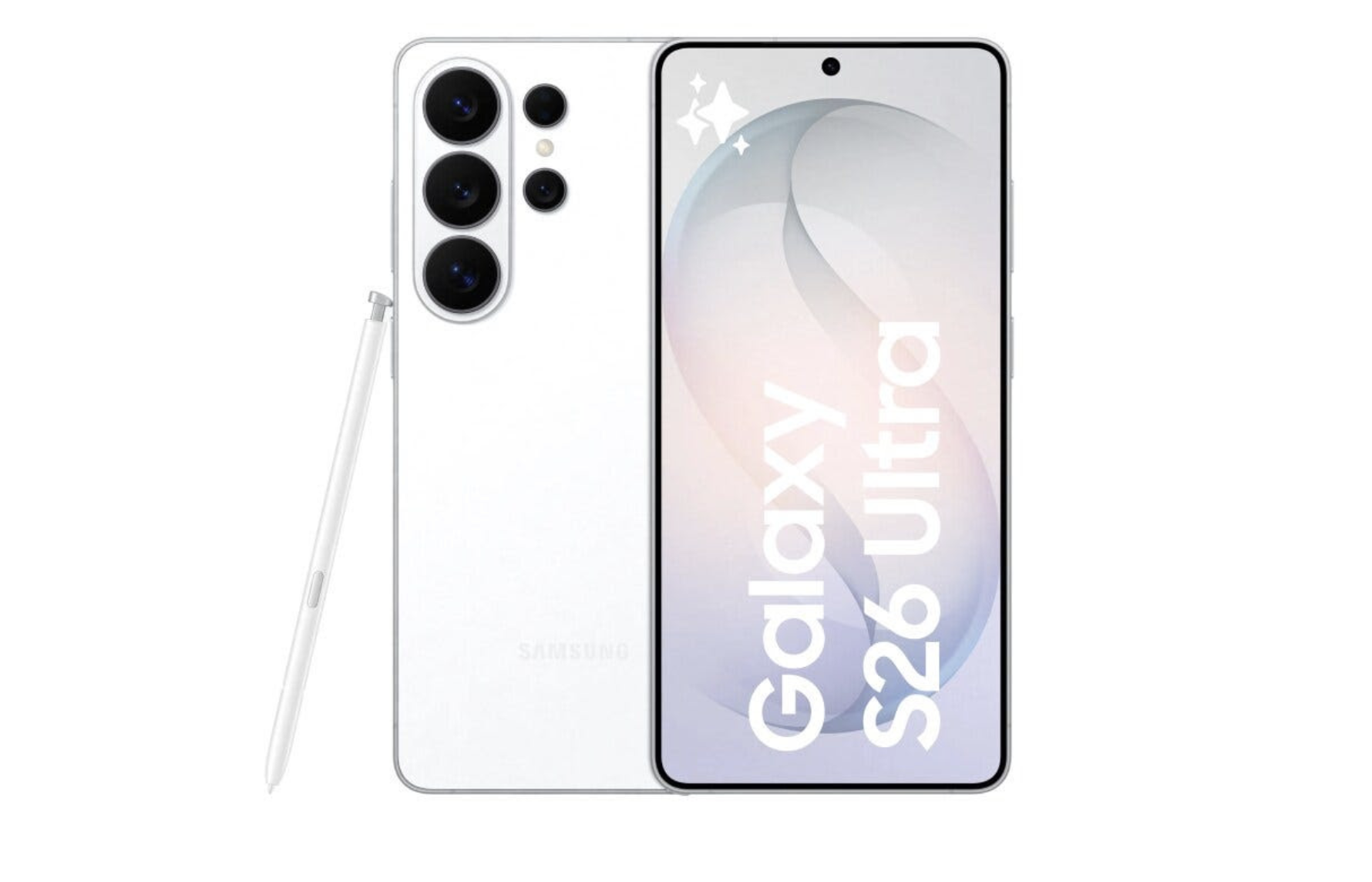 Galaxy S26 Ultra white cover