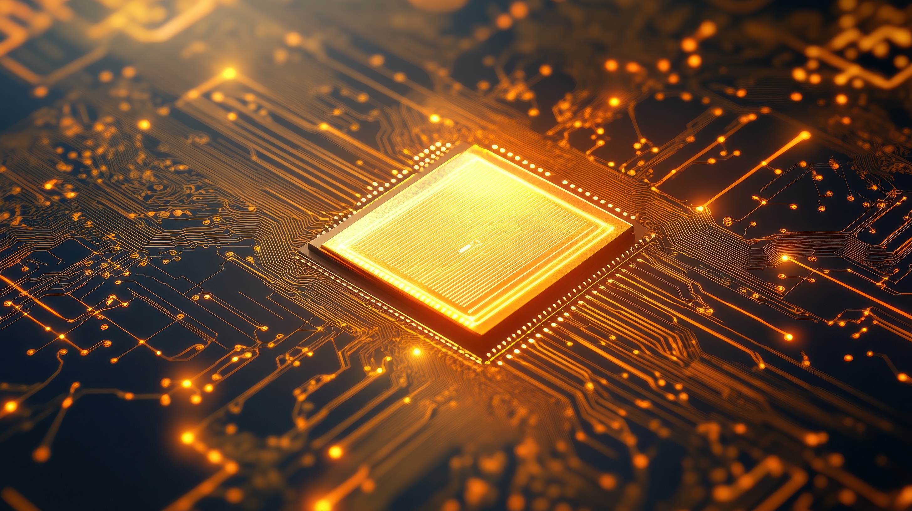 Chip circuit board design, digital life, Internet technology, AI background map, GPU and Nvidia