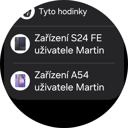 Co vsechno je mozne v Samsung telefonu ovladat z Galaxy Watch 16