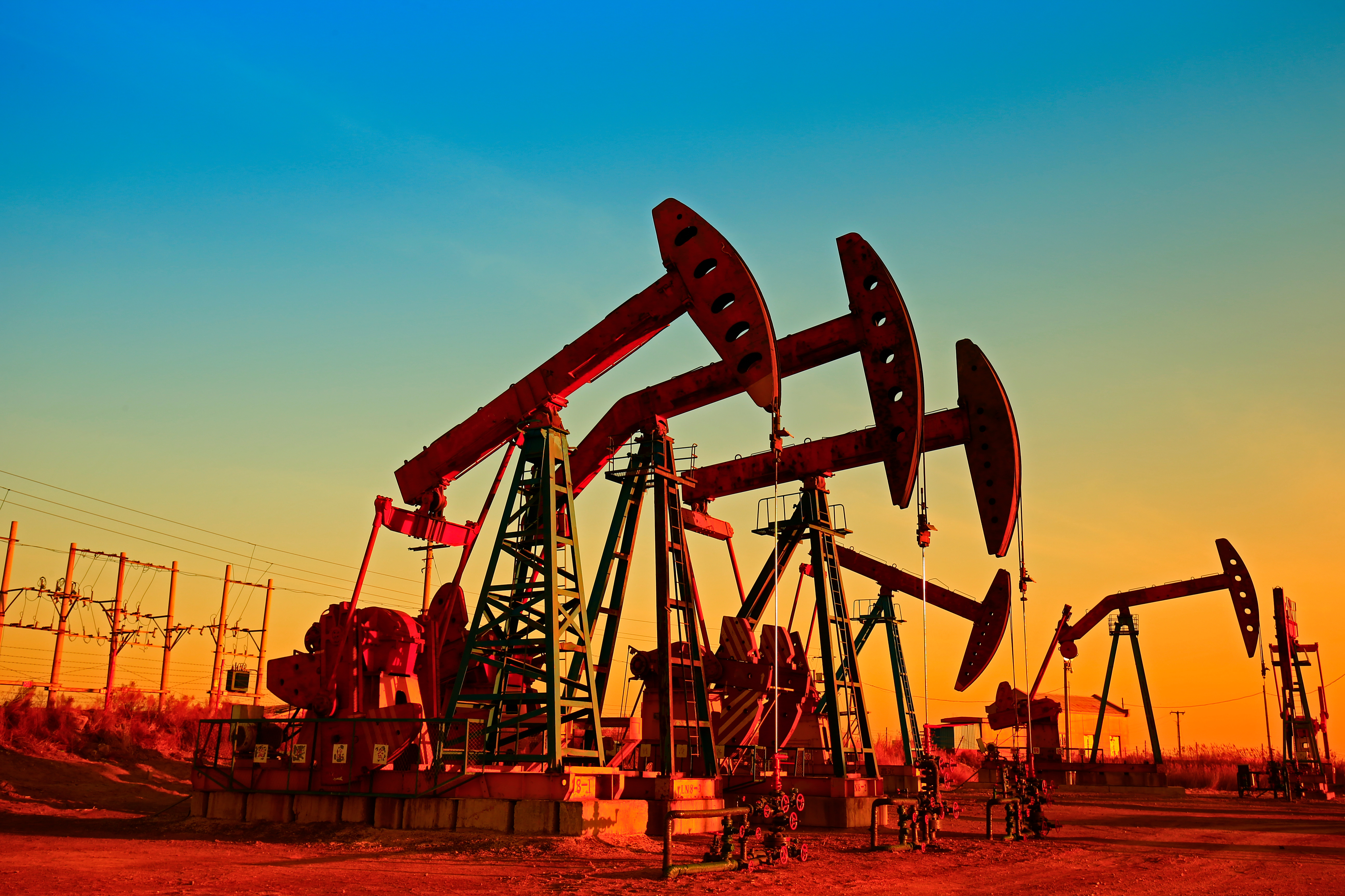 The oil pump, industrial equipment