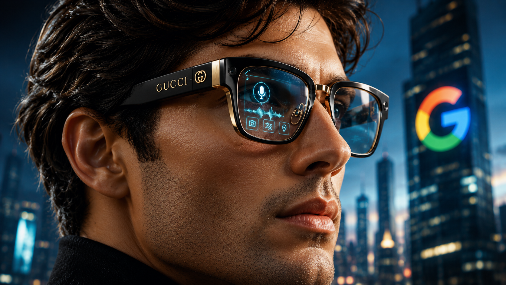Google Gucci glasses for AI