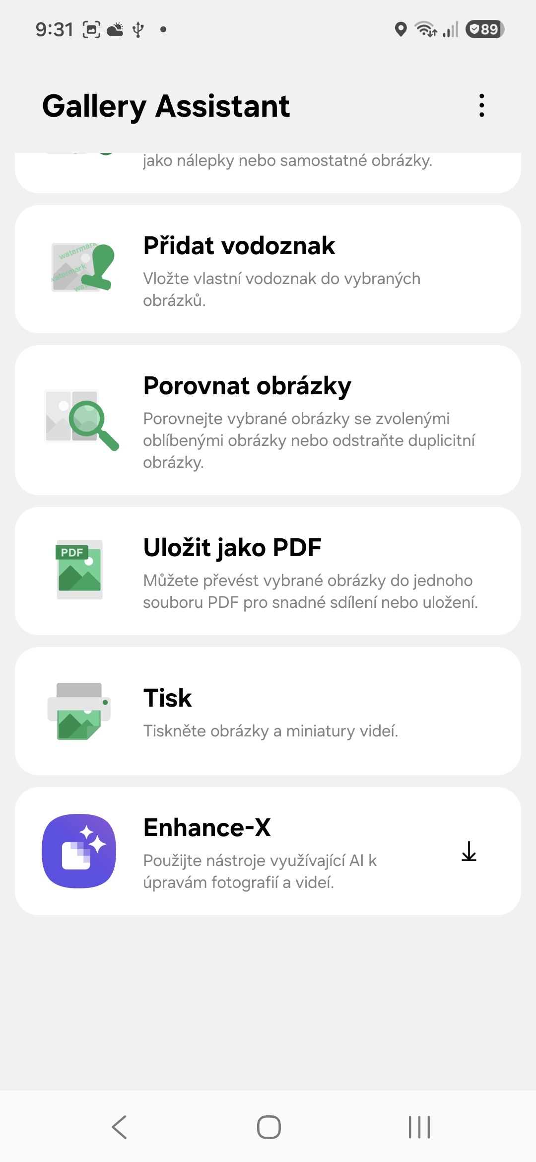 Samsung Galerie proc se v jeji prospech vzdat Fotek Google 3