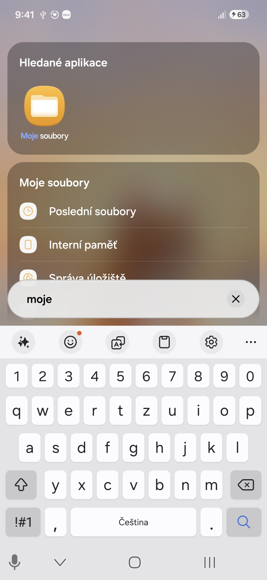 Jsk uvolnit misto na Samsungu a neprijit o dotky zpravy aplikace 1